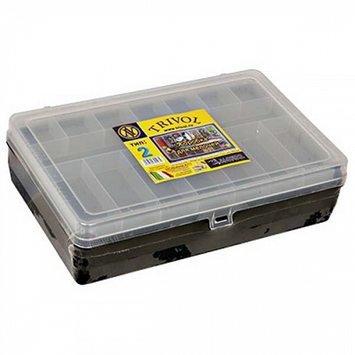 Коробка для мелочей пластик Тривол Тип-2 цв. прозрачный