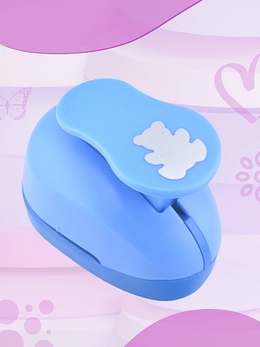 Фигурный дырокол 2,5 см Мишка