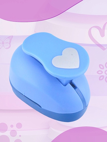 Фигурный дырокол 2,5 см Сердце