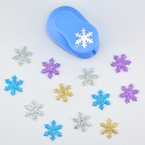 Фигурный дырокол 2,5 см Снежинка-1