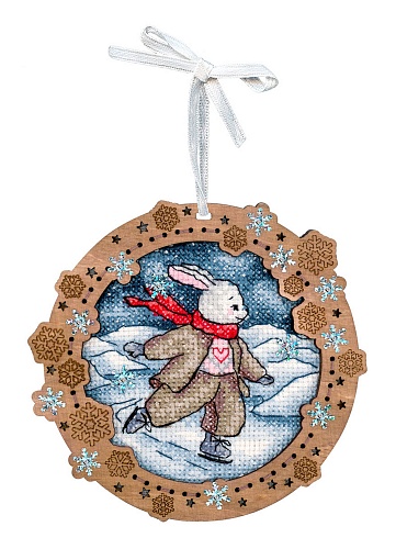 Миниатюра. По речному льду