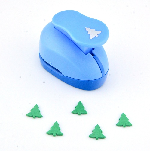 Фигурный дырокол 1.6 см Ёлочка-2