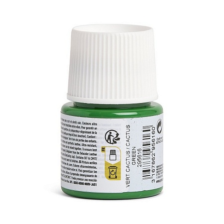 Краска по коже Setacolor 45 мл цв. Зеленый кактус