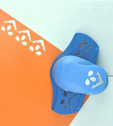 Дырокол для декора края 2.5 см Лепестки-2