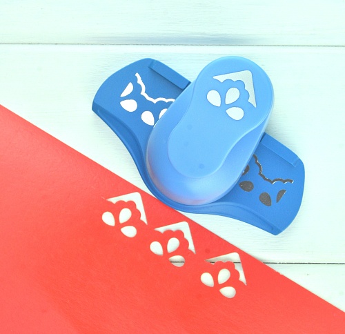 Дырокол для декора края 2.5 см Лепестки-2