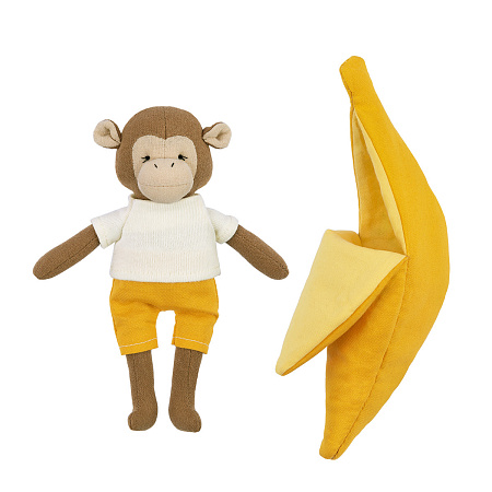 Набор для шитья куклы Обезьянка в банане