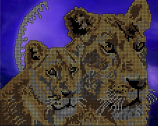 Схема для вышивания бисером  №57