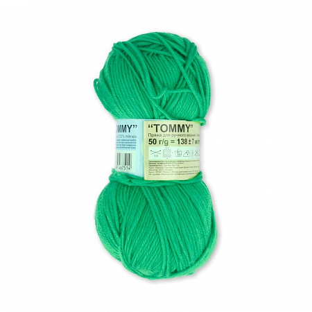 Пряжа ALPINA "TOMMY" 10 шт. в упак. цвет яр. зеленый
