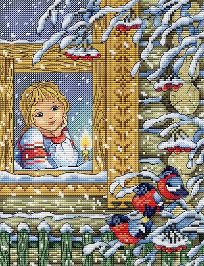 Набор для вышивания Зимний вечер