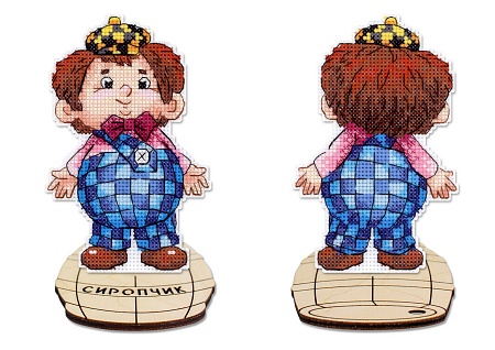 вышивка магнитов Сиропчик, с подставкой