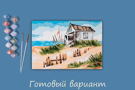 Картина по номерам Рыбацкий домик