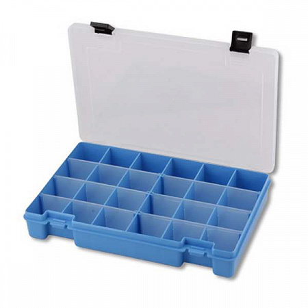 Коробка для мелочей пластик Тривол Тип-7 цв. голубой