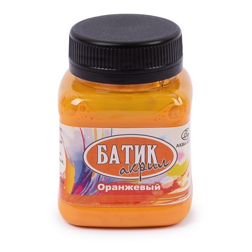 Краска для росписи в стиле "Батик" 80 мл цв. К3320 оранжевая
