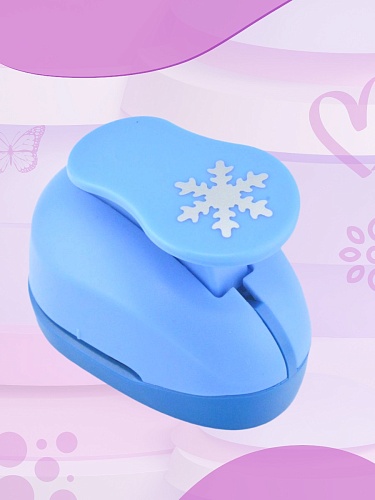 Фигурный дырокол 2,5 см Снежинка-1