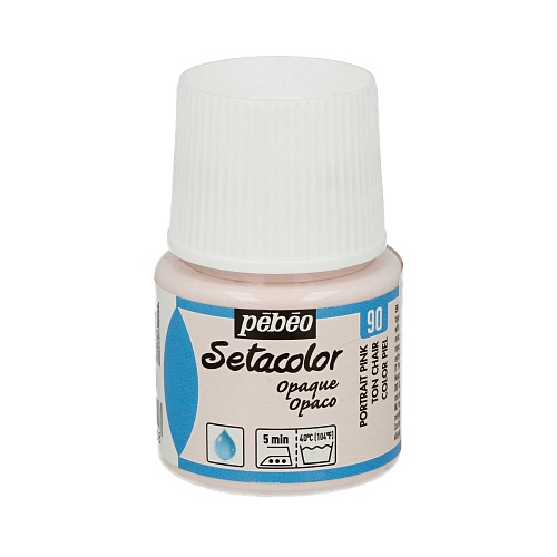 Краска для темных и светлых тканей Setacolor 45 мл цв. портретный розовый