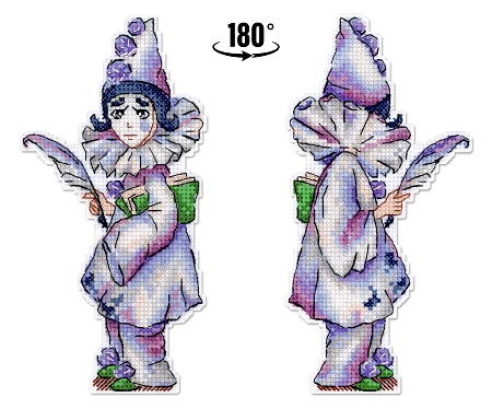 вышивка магнитов Пьеро