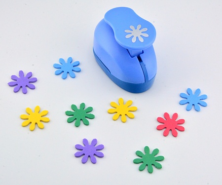 Фигурный дырокол 2,5 см Цветок-3