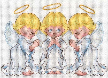 Вышивка крестом Маленькие ангелочки 