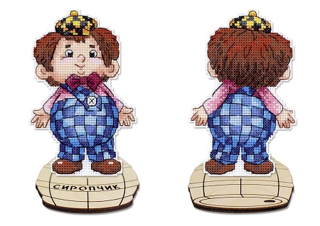 вышивка магнитов Сиропчик, с подставкой