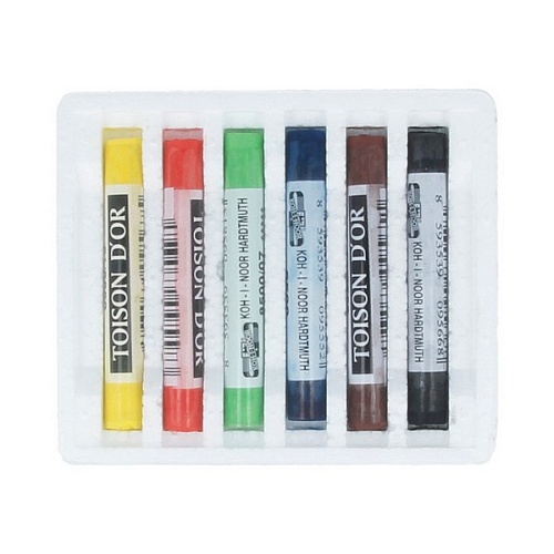 Пастель художественная Toison d'or мягкая 6 цв