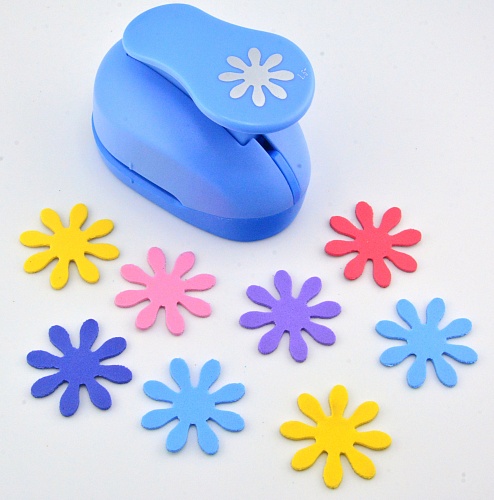 Фигурный дырокол 3,7 см Цветок-2