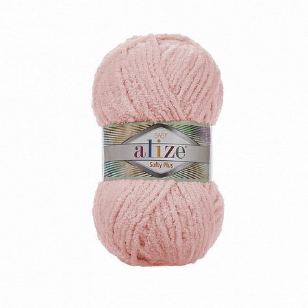 Пряжа ALIZE Ализе Softy Plus 5 шт. в упак. цвет 340 св.розовый