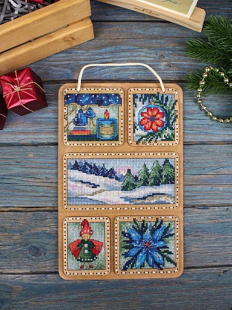 Набор для вышивания Зимний коллаж