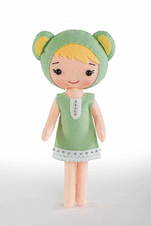 Набор для шитья куклы Набор для изготовления текстильной игрушки Мишка Хэлли