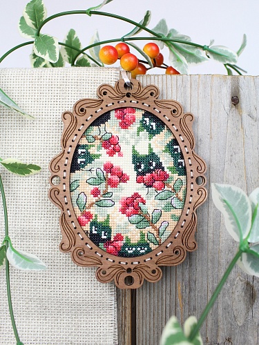 Миниатюра. Брусничный лес