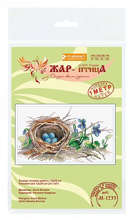 Вышивка крестом На лесной опушке