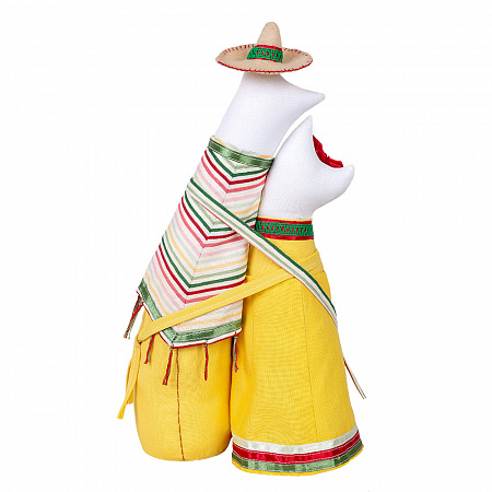 набор для шитья куклы Коты-обнимашки мексиканцы