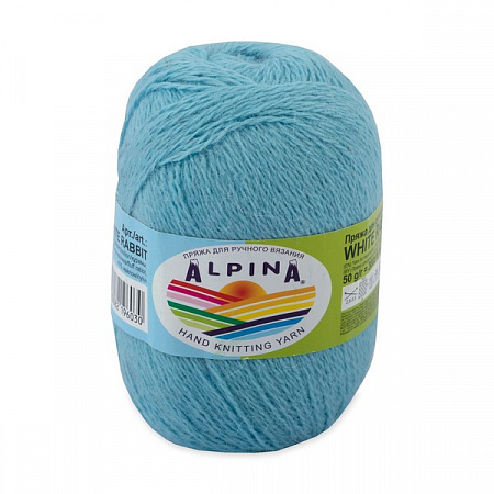 Пряжа Alpina WHITE RABBIT 10 шт. в упак. цвет №241 голубой