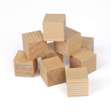 Деревянная заготовка Кубики 9 шт