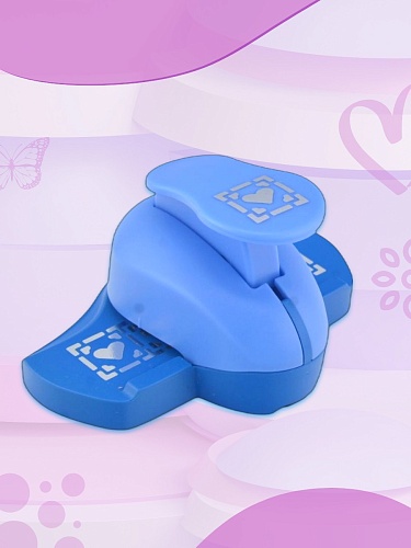 Дырокол для декора края 2.5 см Сердце