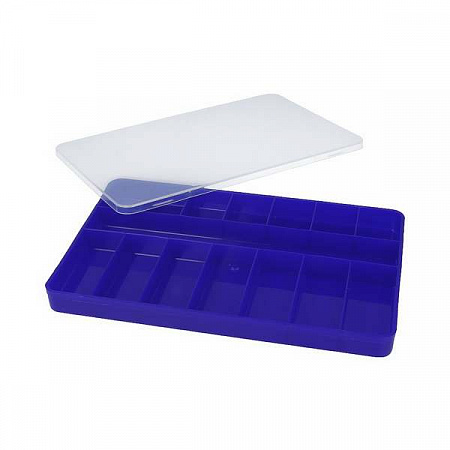Коробка для мелочей пластик Тривол Тип-1 цв. т. синий