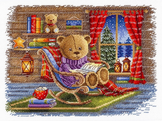 Набор для вышивания За любимой книгой
