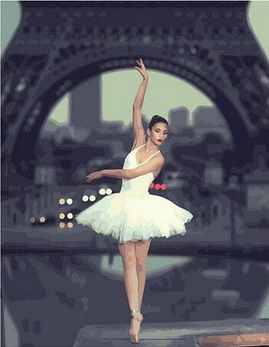 Балерина у эйфелевой башни