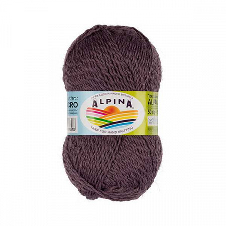 Пряжа ALPINA ALPACA ACRO 4 шт. в упак. цвет фиолетовый