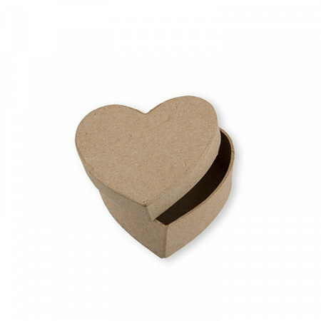 Заготовки для декорирования коробка в форме сердца 2 шт