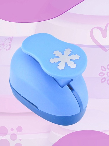 Фигурный дырокол 2,5 см Снежинка-2