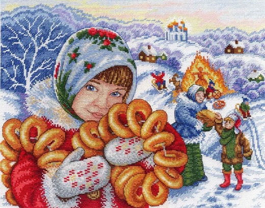 Набор для вышивания Гуляй, Масленица!