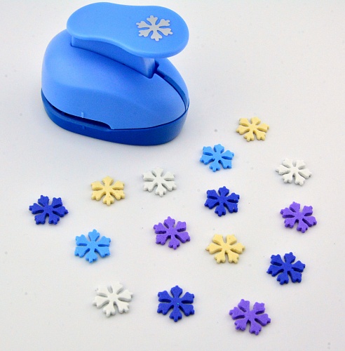 Фигурный дырокол 1.6 см Снежинка