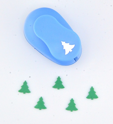 Фигурный дырокол 1.6 см Ёлочка-2