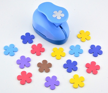 Фигурный дырокол 2,5 см Пятилистник-2