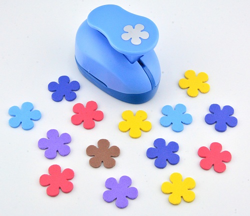 Фигурный дырокол 2,5 см Пятилистник-2