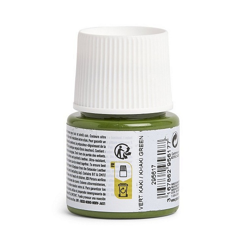 Краска по коже Setacolor 45 мл цв. Зеленый хаки