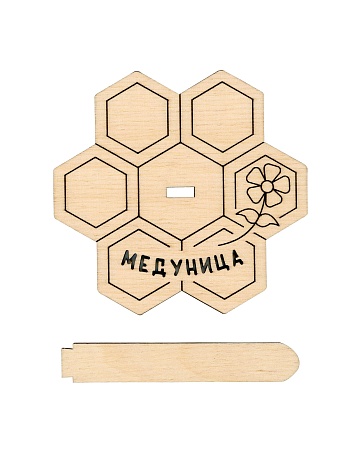 вышивка магнитов Медуница, с подставкой