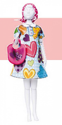 Набор для изготовления одежды для кукол Twiggy Hearts