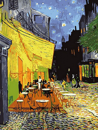 Ночная терраса кафе Ван Гог