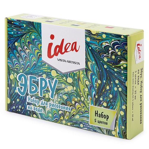 Набор для рисования на воде (Эбру) 5 цв.